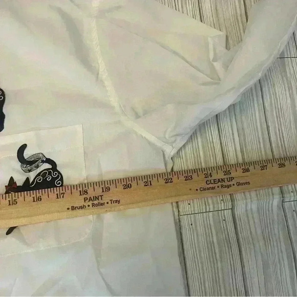 Vintage Embroidered Cat Kitty Cat Blouse - Picture 4 of 5